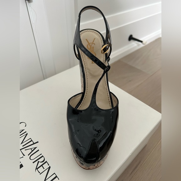 YSL Wedge Sandals - Picture 5 of 5